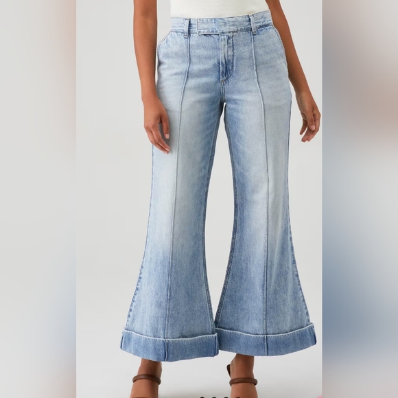 NWT RBL PUPPET THE AVERY WIDE LEG TROUSER SIZE 30 - Picture 1 of 7